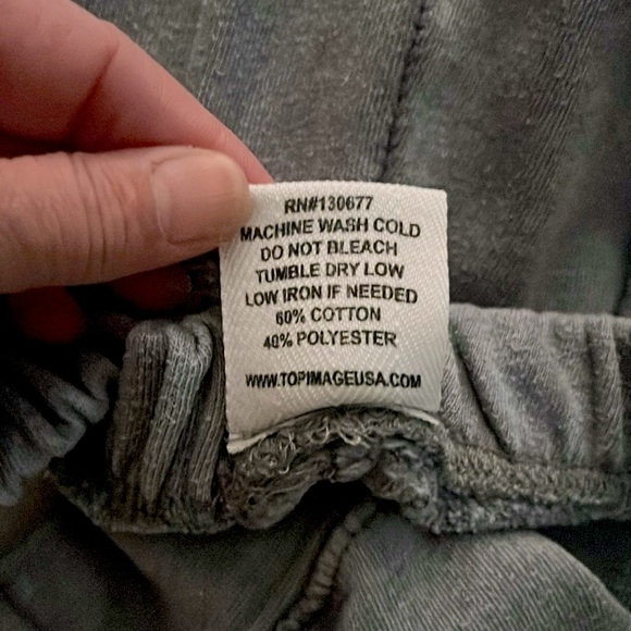 RAG WEAR 🌲 ACADIA PARK MAINE GRAY COTTON RAGLAN JOGGERS SWEATPANTS Men’s XL - Picture 8 of 8